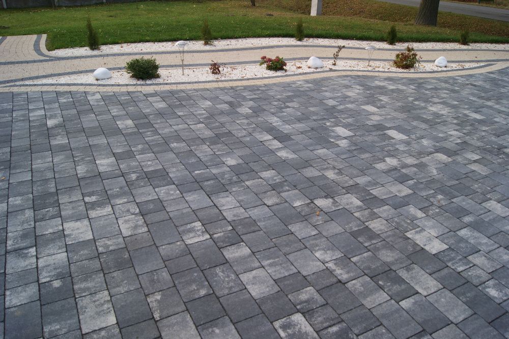 Kostka DEKORACYJNA brukowa chodnikowa AKROPOLIS mikrofaza