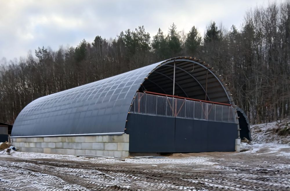 Hala łukowa 14.5 x 30m wiata garaż magazyn obora  kurnik