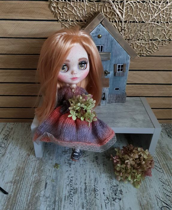 Blythe кастом,лялька 30 см