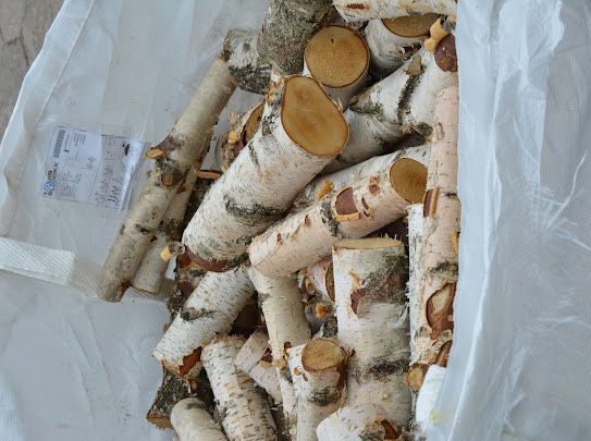 Ładny opał brzozowy