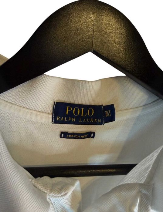 Koszulka polo Ralph Lauren Biała logo XL