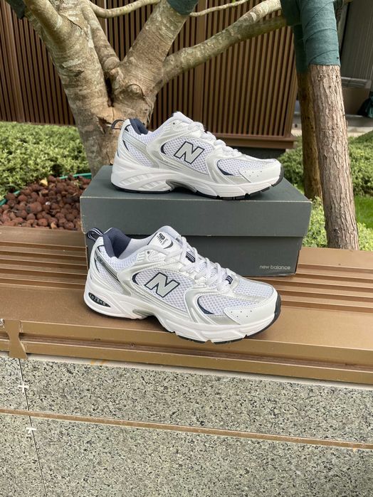 New Balance 530 White Silver Metallic R.37