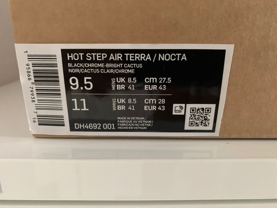 Buty Nike Nocta Hot Step Air Terra czarne r.43
