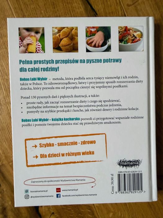 Książka kucharska Bobas Lubi Wybór stan bardzo dobry