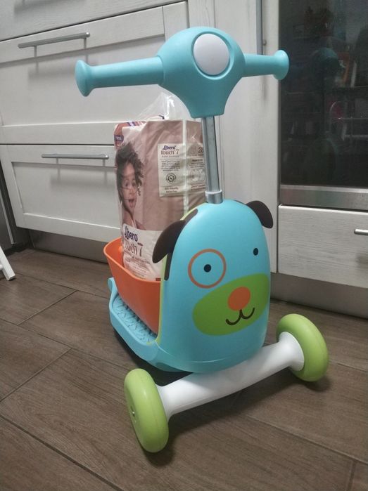 Самокат-толокар skip hop zoo 3 в 1