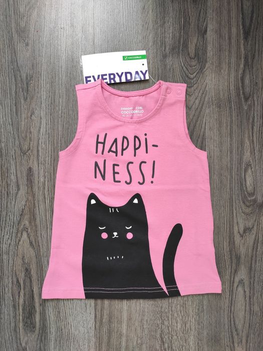 Coccodrillo nowa koszulka t-shirt bez rękawów 92