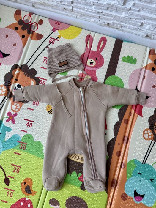 Флісовий ромпер 62 розмір 0-3 місяці