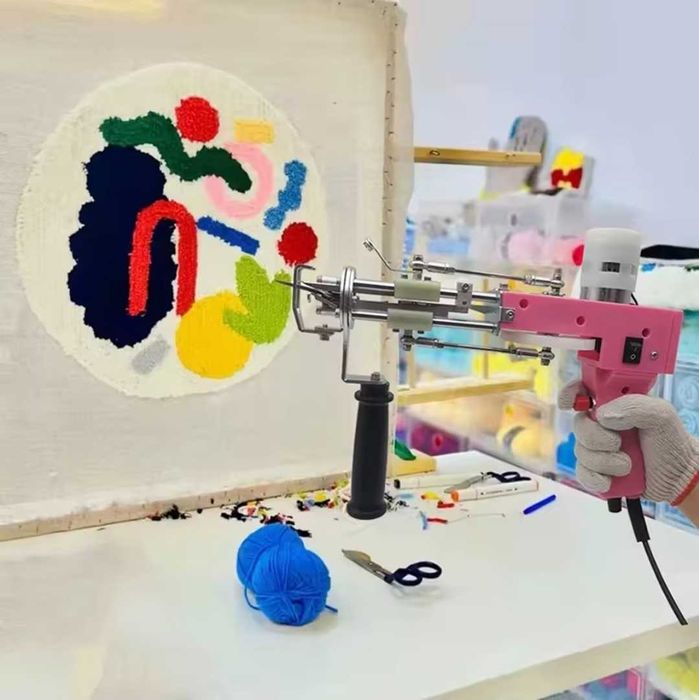 máquina de tricô para tecelagem de carpetes