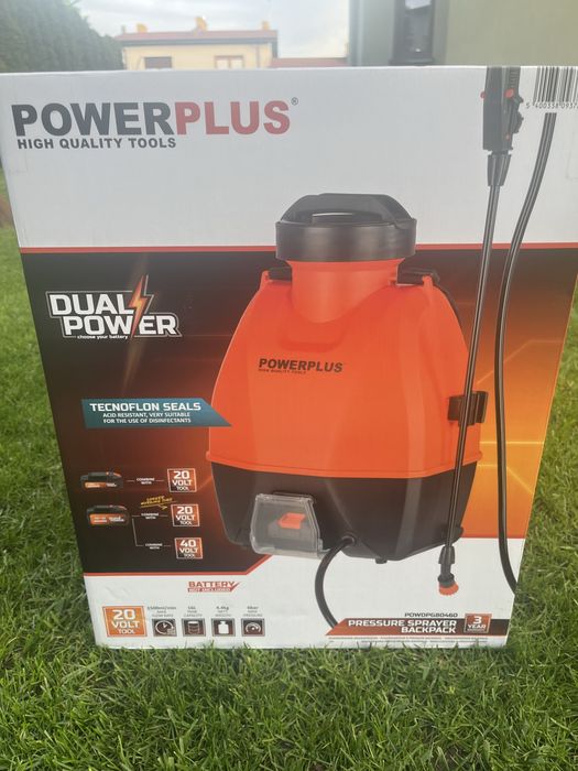 Opryskiwacz akumulatorowy PowerPlus 16 l z bateria i ladowarka