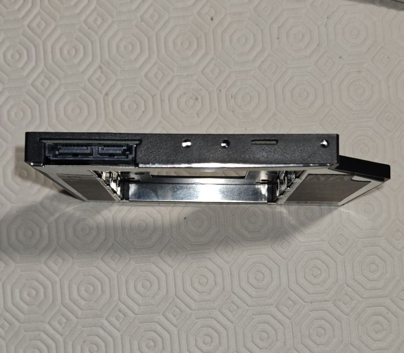 Adaptador Caddy HDD/SSD SATA (Substitui Leitor de CD/DVD) para Portátil