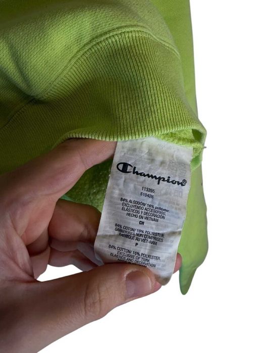 Bluza damska champion zielona z logiem s