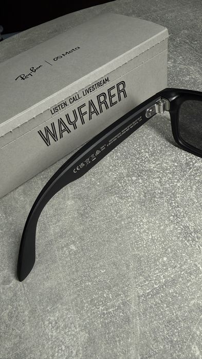 Нові сонцезахисні окуляри RAY-BAN Meta Wayfarer,Headliner Gen 1 Gen 2