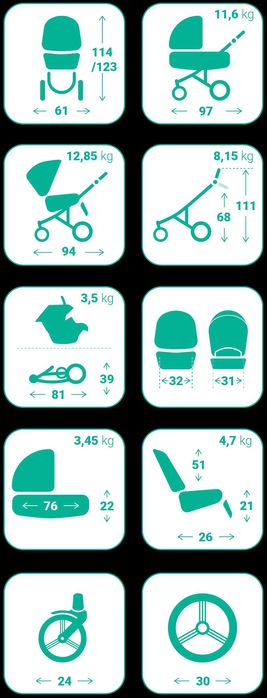 szkrabwita.pl Bebetto Vulcano 2w1 możliwość 3w1 lub 4w1