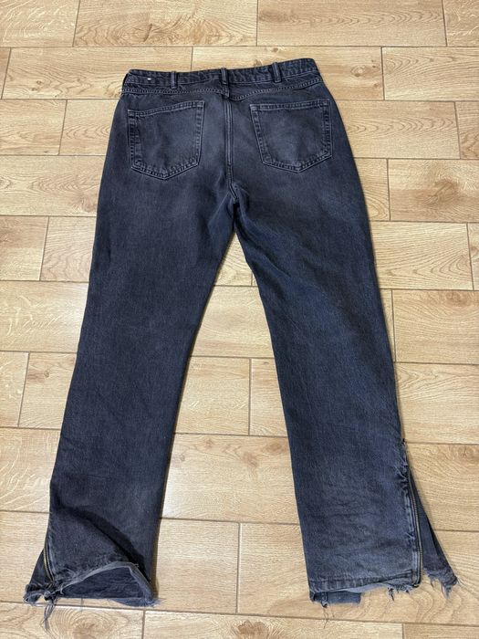 Джинсы zara zip flared