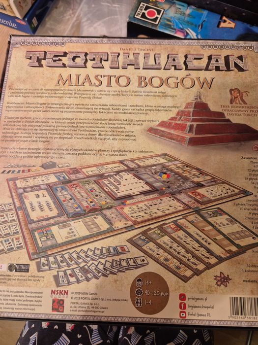 Teotihuacan, miasto bogów, gra planszowa