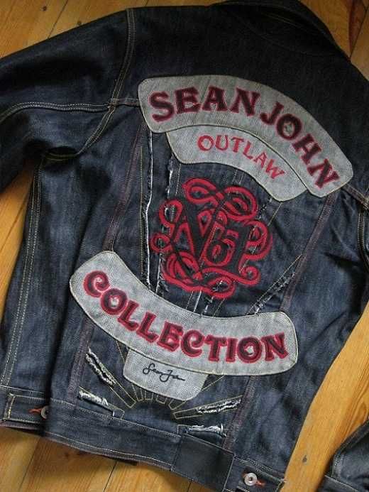 JEDYNA jak NOWA kurtka KATANA bluza SEAN JOHN vintage M/L diesel LEVIS