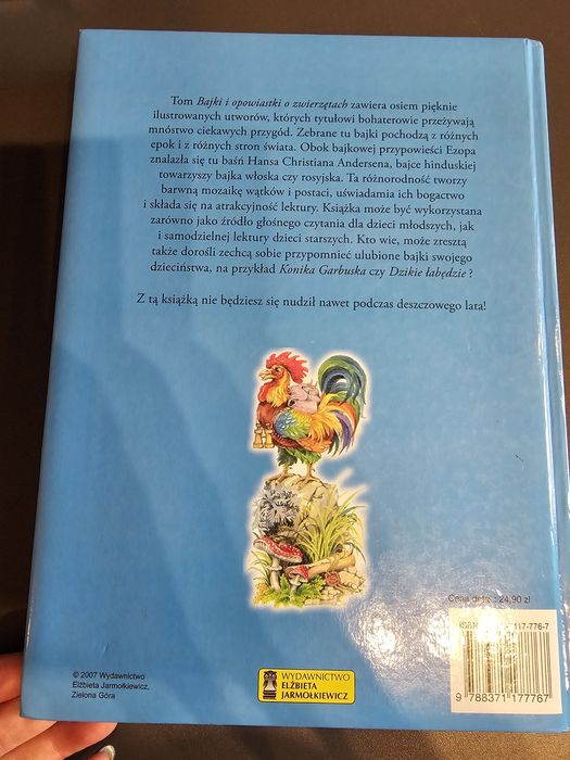 Bajki i opowiastki o zwierzętach-  wydawnictwo Elżbieta Jarmołkiewicz