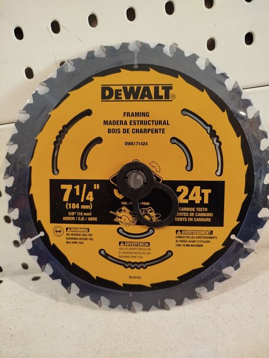 DeWalt DWA171424 пиляльний диск по дереву 184/16 24Т Оригінал США