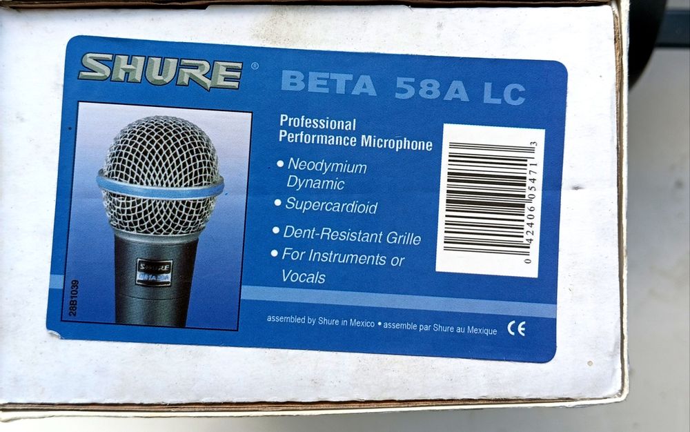 shure beta 58 - Купити музичні інструменти - Ціна на OLX.ua
