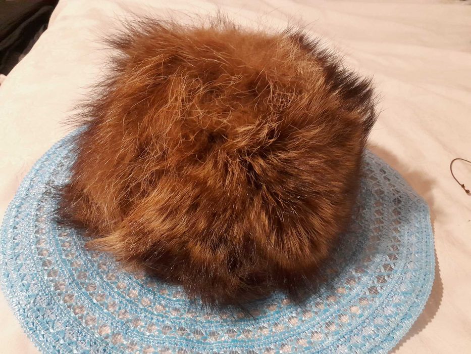 czapka futrzana nieużywana- futerko naturalne
