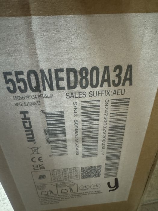 Телевізор LG 55qned80a Новий Гарантія 1 Рік Пульт Мишка