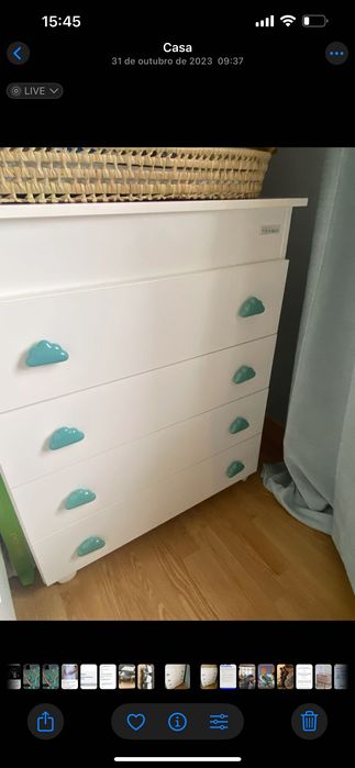 Berço e cómoda TRAMA