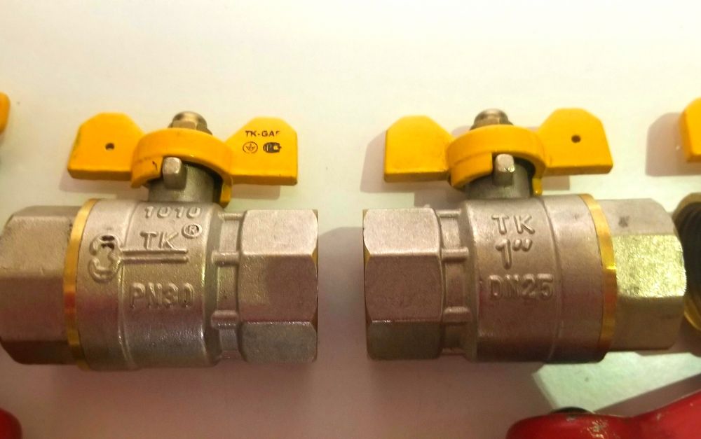 Латунний кульовий кран для газу, води DN50,DN40,DN25. Італія, Польша,