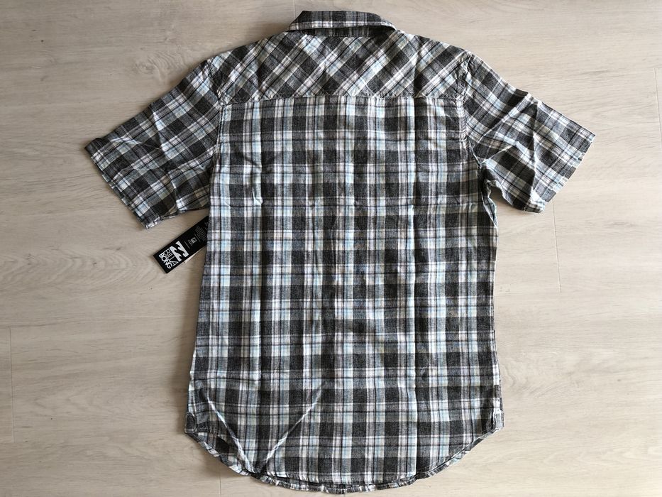 Camisa Billabong Manga Curta Cinza S (NOVA)