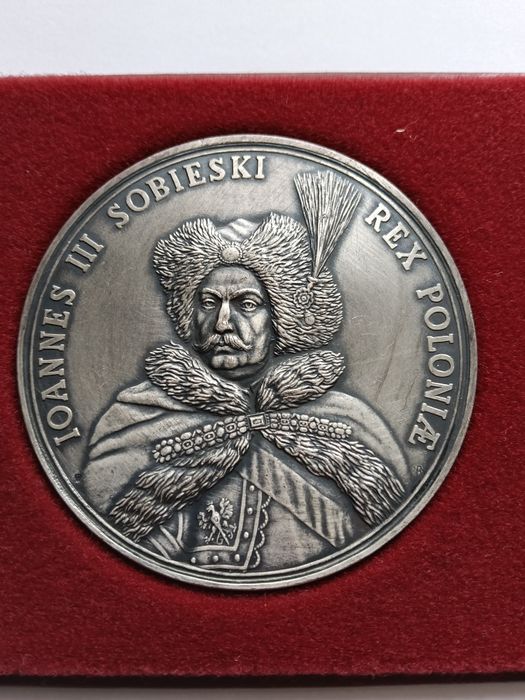 Medal platerowany Jan III Sobieski