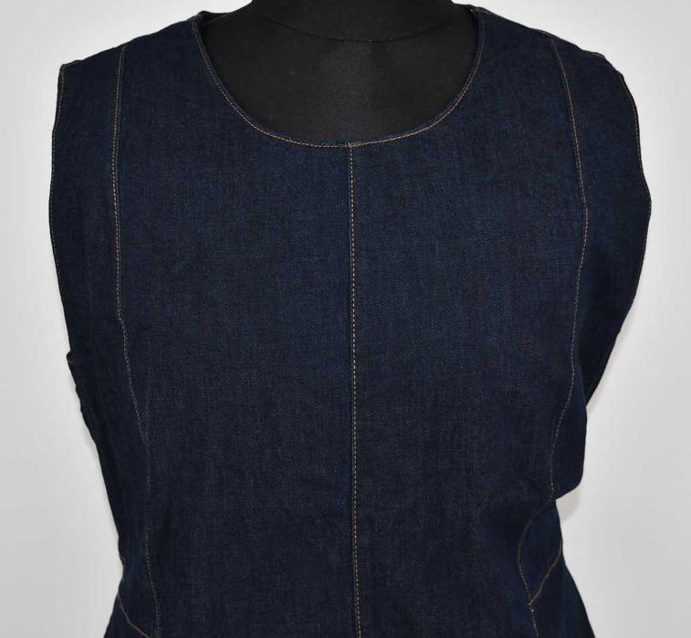 Jeansowa sukienka ołówkowa  Bonprix 52