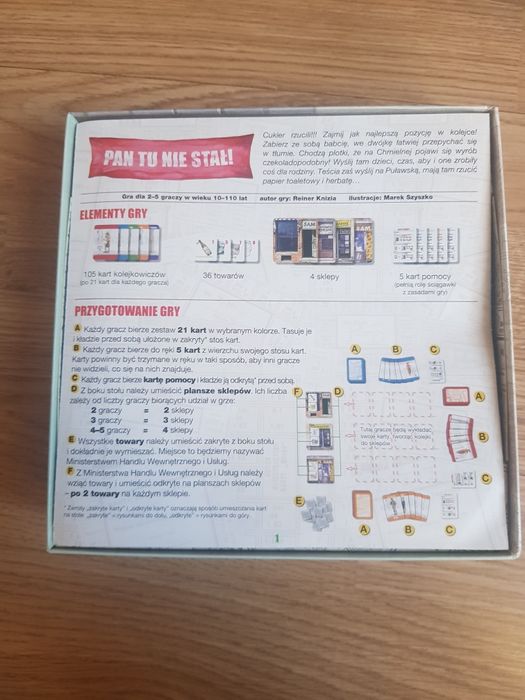 Planszówka Pan tu nie stał