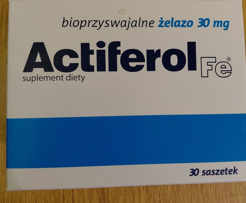 Actiferol Fe żelazo 30 mg w saszetkach 29 szt saszetek