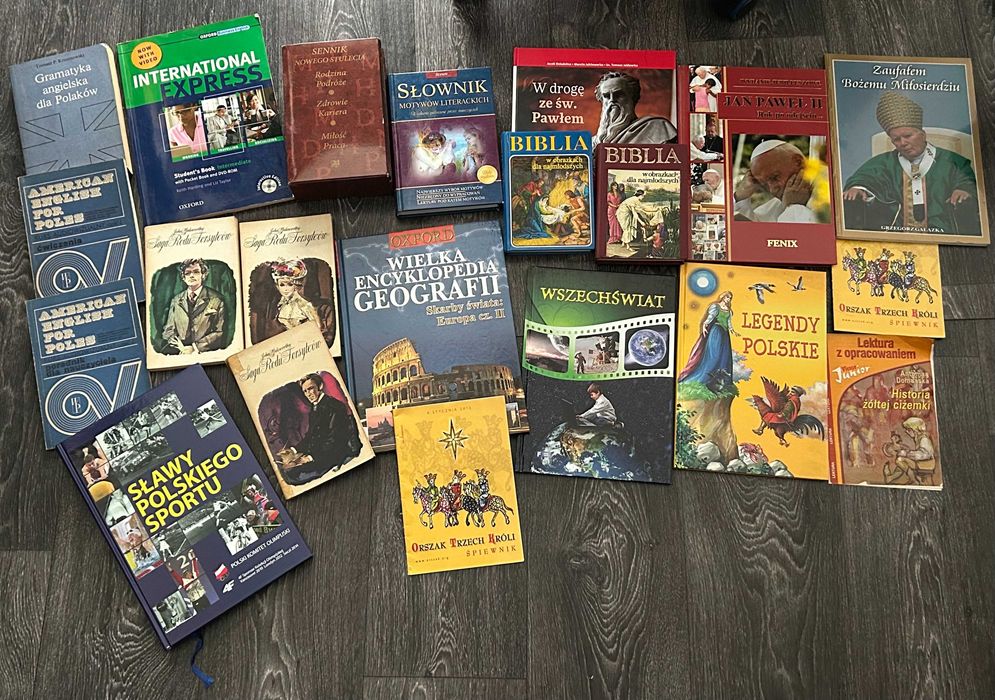 KSIĄŻKI - zestaw lub wybrane tytuły