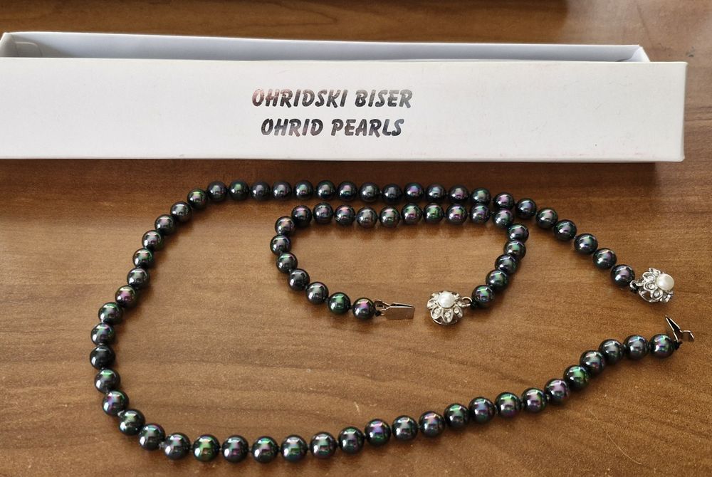 Perły ohrydzkie imitacja zestaw