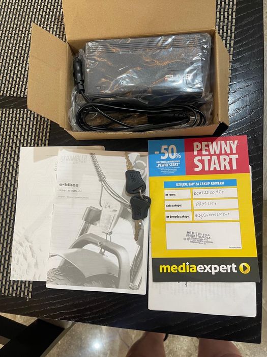 Rower elektryczny Ducati Scrambler SCR-E GT U17 20cali