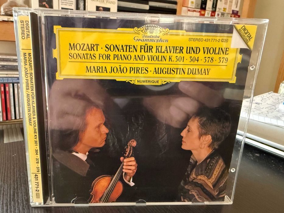 Mozart – Sonatas For Piano & Violin K. 301, 4, 78, 9 – MJ Pires, Dumay