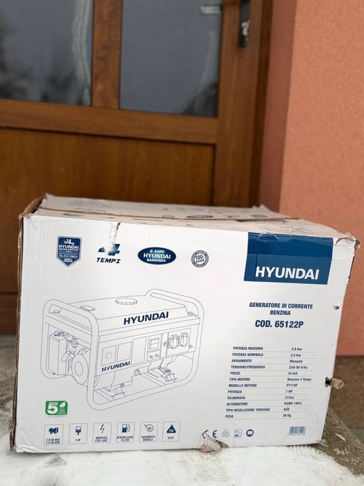 Бензиновий генератор Hyundai PT 3000