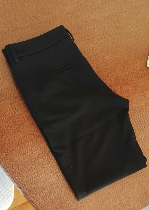 Czarne eleganckie spodnie - roz. S