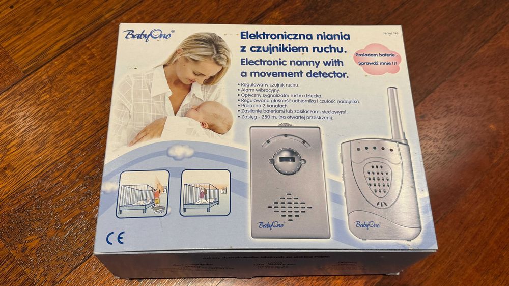 Elektroniczna niania z czujnikiem ruchu. BabyOno