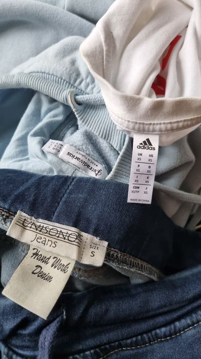 Zestaw ubrań bawelnianych dla dziewczyny rozmiar S Adidas Stradivarius