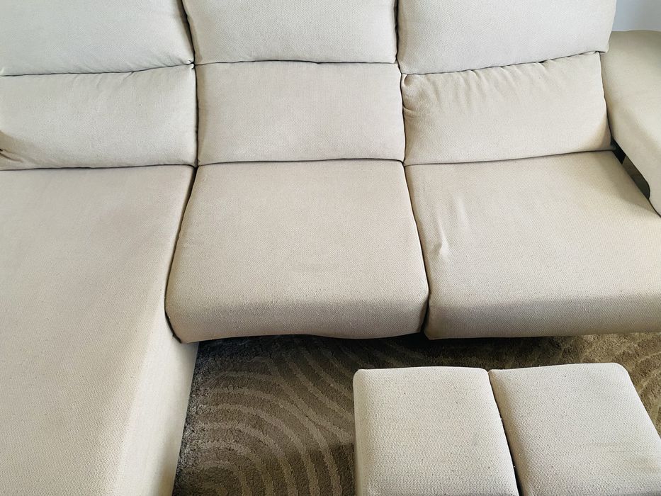 Sofa de 3 lugares com chaiselongue