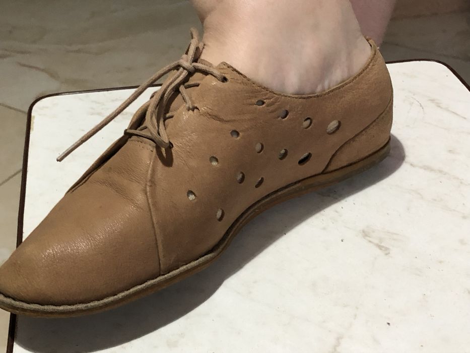 Туфли кожаные летние женские Clarks Британия