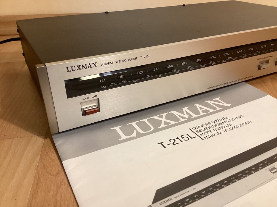 Tuner Radio Odbiornik LUXMAN T-215L /// ŁADNY, sprawny, ewent. do przeglądu
