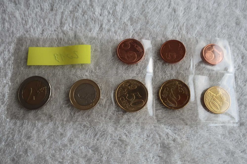 Set Moedas EURO Coins UNC - FINLÂNDIA (vários anos)