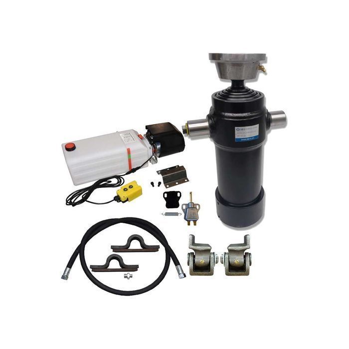 Zestaw Hydrauliczny Wywrotu KIPRA 2-3,2m 910 +zawiasy +wyłącznik[7161]