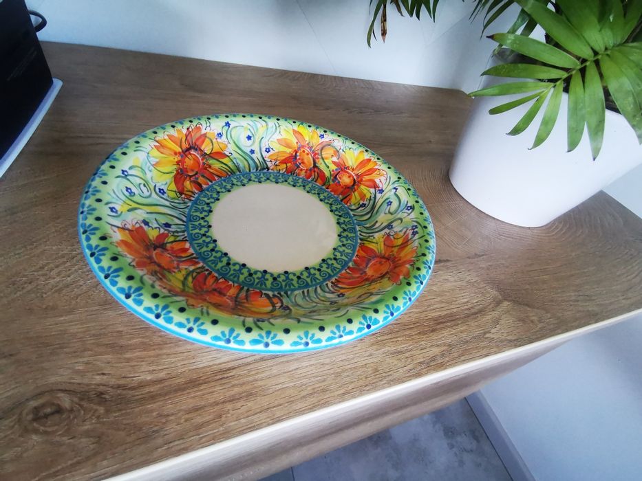 Ceramika Bolesławiecka. Talerz głęboki. Seria limitowana.