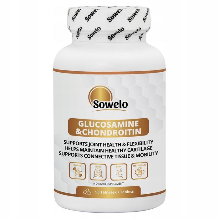 glukozamina chondroityna 90 tab - stawy, chrząstki, regeneracja - sowelo
