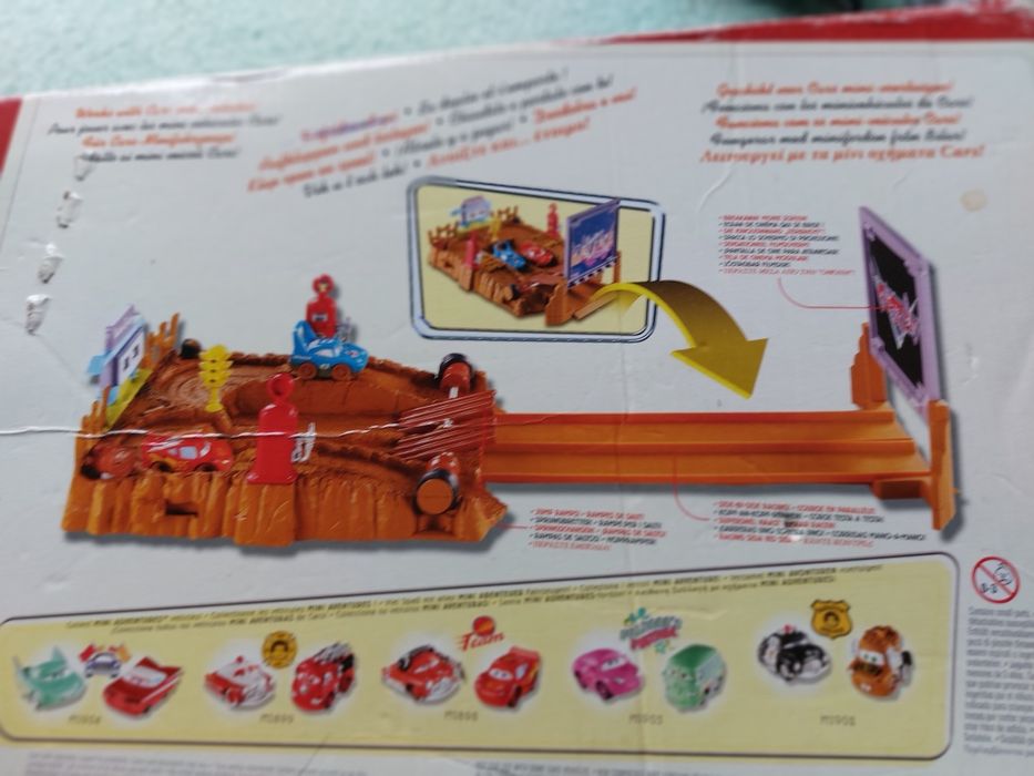 Disney cars mini adventure трек