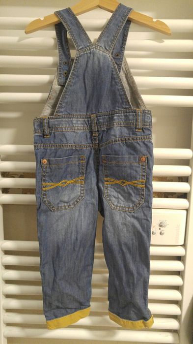Ogrodniczki Zara 86cm + sweterek HM 86cm