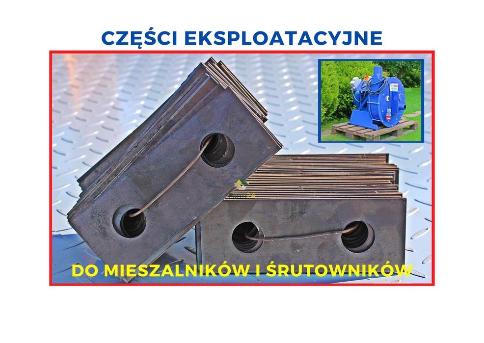 BIJAKI do śrutownika SUPER MOCNE Bijaki do młyna OSUCH stal HS 150x50